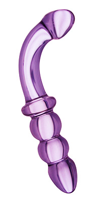 Hamsa Glass Dildo - Purple

